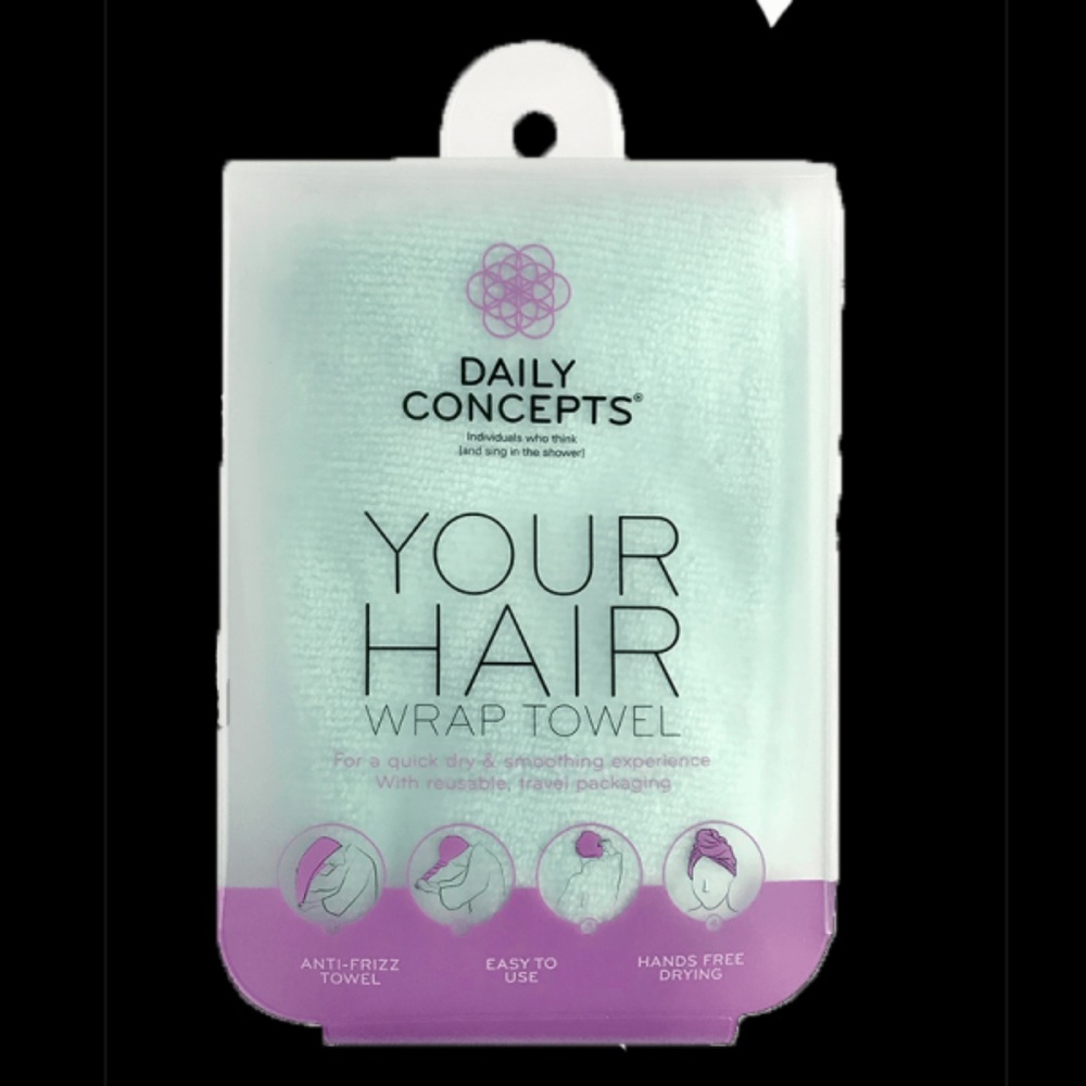daily concepts hair towel